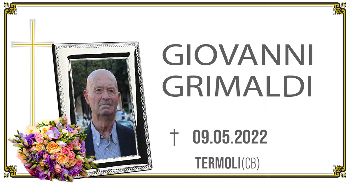 GIOVANNI GRIMALDI 09/05/2022